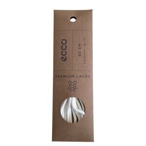ECCO White Sporty Round Shoe Laces 80 cm (31.5”) 100% Polyester – New